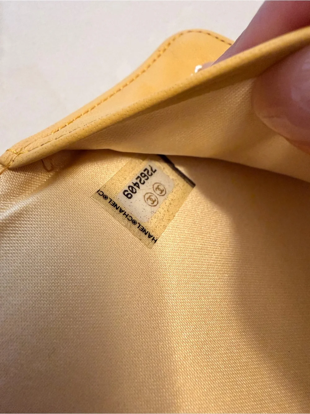 CHANEL Vintage Travel Line Yellow Nylon - 6 Ring Planner Agenda Cover